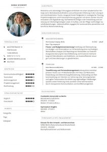 Erstelle kostenlos ansprechende Lebensläufe als PDF